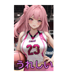 アニメバスケットボール少女(彼女専用)（個別スタンプ：10）