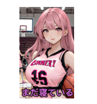 アニメバスケットボール少女(彼女専用)（個別スタンプ：28）