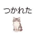 猫ドット絵ステッカーver1（個別スタンプ：16）