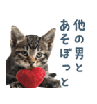 メンヘラ猫彼女【カップル・彼氏・猫】（個別スタンプ：15）
