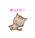 ちびねこチャック（個別スタンプ：16）