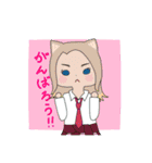 猫耳女子スタンプ0（個別スタンプ：11）