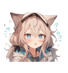 [かわいい]犬耳の女の子1（個別スタンプ：2）