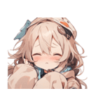 [かわいい]犬耳の女の子1（個別スタンプ：8）