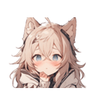 [かわいい]犬耳の女の子1（個別スタンプ：17）