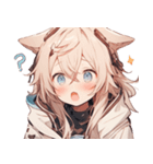 [かわいい]犬耳の女の子1（個別スタンプ：20）