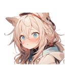 [かわいい]犬耳の女の子1（個別スタンプ：22）