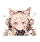 [かわいい]犬耳の女の子1（個別スタンプ：26）