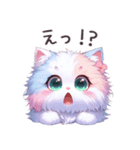 パステルカラーのかわいい子猫 (NO猫語ver)（個別スタンプ：22）