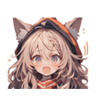 [かわいい]猫の女の子1[修正版]（個別スタンプ：7）
