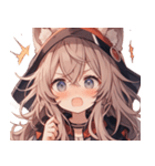 [かわいい]猫の女の子1[修正版]（個別スタンプ：11）