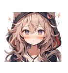 [かわいい]猫の女の子1[修正版]（個別スタンプ：20）