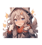 [かわいい]猫の女の子1[修正版]（個別スタンプ：26）