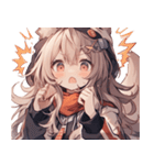 [かわいい]猫の女の子1[修正版]（個別スタンプ：30）