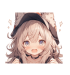 [かわいい]猫の女の子1[修正版]（個別スタンプ：40）