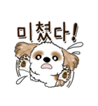 シーズー犬 『韓国語だけ』2（個別スタンプ：31）