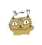 なまいきちゃいろねこ①（個別スタンプ：3）