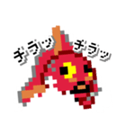 ドット絵 金魚ねぷた（個別スタンプ：10）