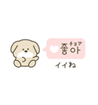 使って覚える韓国語♡犬さん（個別スタンプ：5）