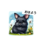 うさぎのイラストかわいい（個別スタンプ：1）