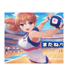 Volleyball Sweeties（個別スタンプ：10）