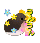 かわいい小鳥の春色スタンプ（個別スタンプ：14）