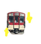 赤い電車たちのLINEスタンプ（個別スタンプ：9）