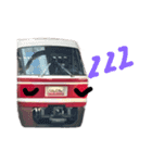 赤い電車たちのLINEスタンプ（個別スタンプ：11）