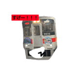 赤い電車たちのLINEスタンプ（個別スタンプ：14）