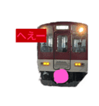 赤い電車たちのLINEスタンプ（個別スタンプ：15）