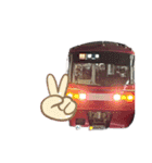 赤い電車たちのLINEスタンプ（個別スタンプ：16）