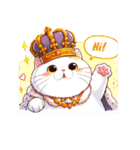 怠け猫様 for ウクライナ セット（個別スタンプ：1）