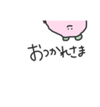 ピンクの綿菓子ちゃん（個別スタンプ：5）