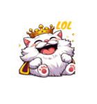 怠け猫様 for ウクライナ 5（個別スタンプ：4）