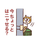 ねこのニャン語の日常スタンプ（個別スタンプ：1）