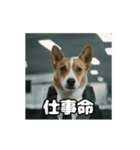 仕事に忠実な社畜犬 動く（個別スタンプ：2）