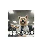 仕事に忠実な社畜犬 動く（個別スタンプ：10）