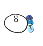 なんか言うてる白い丸いやつ（個別スタンプ：7）