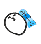 なんか言うてる白い丸いやつ（個別スタンプ：18）