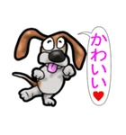 バセットハウンド(犬) 52（個別スタンプ：4）