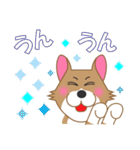 犬＜茶シロ＞はなちゃんスタンプ（個別スタンプ：10）