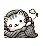 癒やされる猫（個別スタンプ：1）