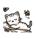 癒やされる猫（個別スタンプ：6）