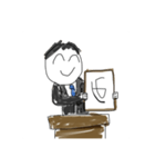 存在しない元号発表（個別スタンプ：14）
