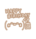 敬語とシンプルゆるい淡色顔文字（個別スタンプ：34）