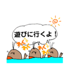 くじらくんがきた（個別スタンプ：1）