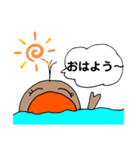 くじらくんがきた（個別スタンプ：4）