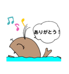 くじらくんがきた（個別スタンプ：10）