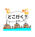 くじらくんがきた（個別スタンプ：24）