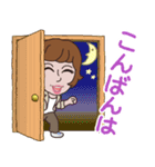 毎日使える「女子」スタンプ -I-（個別スタンプ：35）